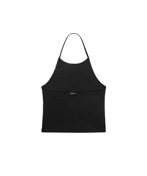 RENSE(レンセ)の「Button Halter Lay-up Sleeveless Black(Tシャツ/カットソー・レディース・その他・OS)」の5枚目の写真