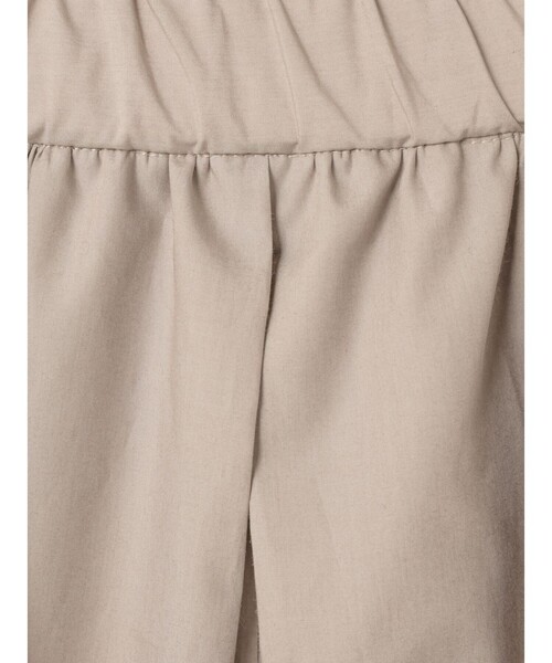 mizuiroind（ミズイロインド）の「mizuiro ind ボリュームフレアパンツ（その他パンツ・レディース・ライトグレー/チャコールグレー/ブラック/ネイビー・FREE）」の6枚目の写真