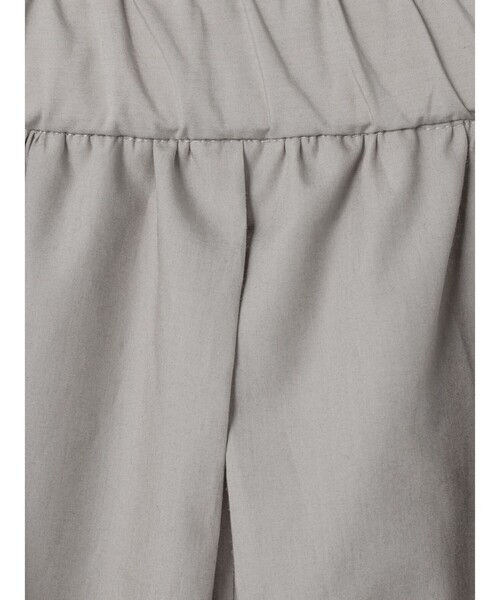 mizuiroind（ミズイロインド）の「mizuiro ind ボリュームフレアパンツ（その他パンツ・レディース・ライトグレー/チャコールグレー/ブラック/ネイビー・FREE）」の8枚目の写真