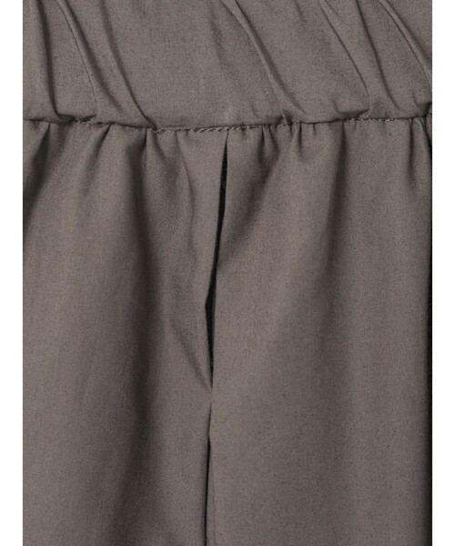 mizuiroind（ミズイロインド）の「mizuiro ind ボリュームフレアパンツ（その他パンツ・レディース・ライトグレー/チャコールグレー/ブラック/ネイビー・FREE）」の9枚目の写真