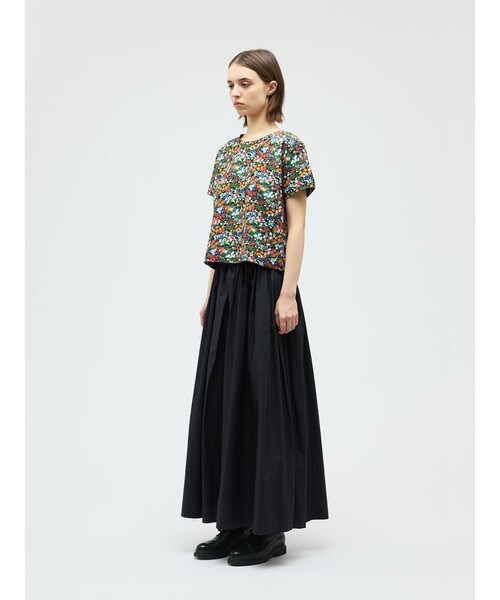 mizuiroind（ミズイロインド）の「mizuiro ind ボリュームフレアパンツ（その他パンツ・レディース・ライトグレー/チャコールグレー/ブラック/ネイビー・FREE）」の12枚目の写真