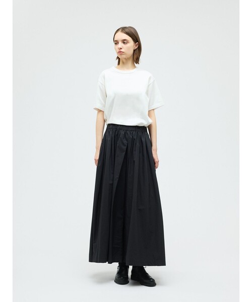 mizuiroind（ミズイロインド）の「mizuiro ind ボリュームフレアパンツ（その他パンツ・レディース・ライトグレー/チャコールグレー/ブラック/ネイビー・FREE）」の15枚目の写真