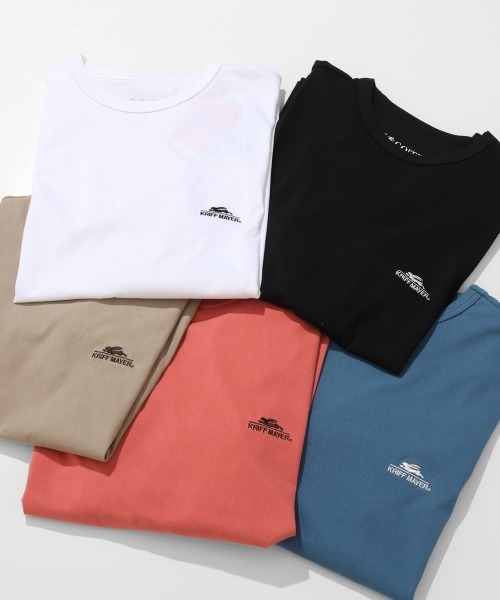 KRIFF MAYER(クリフメイヤー)の「【超接触冷感/UVカット】夏季GO! T(ロゴ)(Tシャツ/カットソー・メンズ・ブラック/ベージュ/レッド/ブルー/オフホワイト・X-LARGE/LARGE/MEDIUM/SMALL)」の13枚目の写真