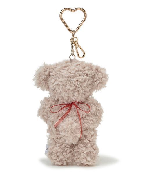 LILY BROWN（リリーブラウン）の「Lily Bearハグハートチャーム（キーケース/キーアクセサリー・レディース・グレー/マルチ/ピンク/イエロー/ベージュ・F）」の7枚目の写真