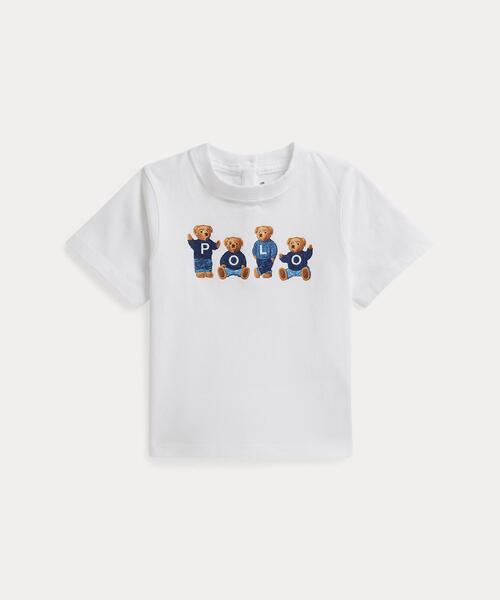 Polo ベア ロゴ コットン ジャージー Tシャツ