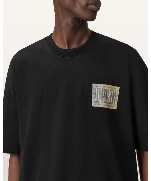 ALLSAINTS（オールセインツ）の「AYEDEE SS CREW | AYEDEE 半袖 クルー（Tシャツ/カットソー・メンズ・ブラック・XS/S/M/L/XL）」の4枚目の写真