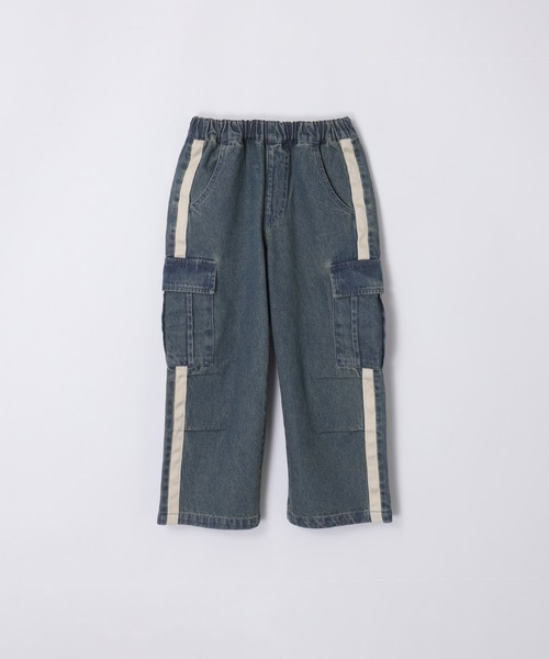 coca（coca）（コカ）の「キッズ　デニムラインカーゴパンツ（カーゴパンツ・キッズ・ブラック/ブルー・120/130/140/150）」の18枚目の写真