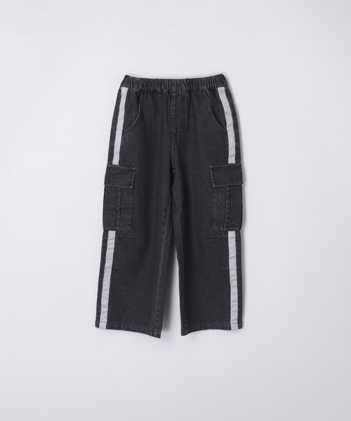 coca（coca）（コカ）の「キッズ　デニムラインカーゴパンツ（カーゴパンツ・キッズ・ブラック/ブルー・120/130/140/150）」の19枚目の写真