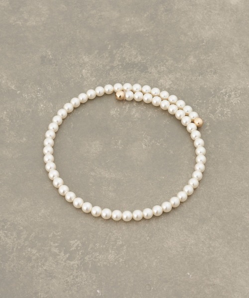 CIAOPANIC TYPY（チャオパニックティピー）の「lilスプリングチョーカー（ネックレス・レディース・ホワイト/ブラック・ONE SIZE）」の6枚目の写真