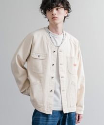 KRIFF MAYER（クリフメイヤー）の「KRIFF MAYER ノーカラーデニムカバーオールワークジャケット 2534002（ノーカラージャケット）」