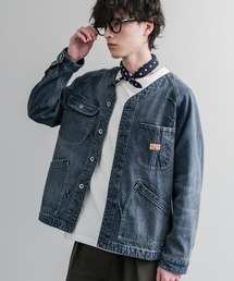 KRIFF MAYER（クリフメイヤー）の「KRIFF MAYER ノーカラーデニムカバーオールワークジャケット 2534002（ノーカラージャケット）」