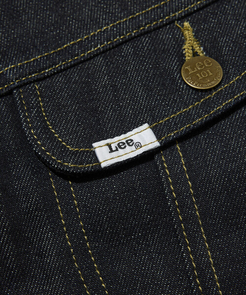 Lee（リー）の「Lee × FREAK'S STORE/リー 別注 101-J RIDERS JACKET/リー ワンオーワン ジェー デニム ライダース ジャケット（デニムジャケット・メンズ・ネイビー/インディゴブルー・LARGE/MEDIUM）」の8枚目の写真
