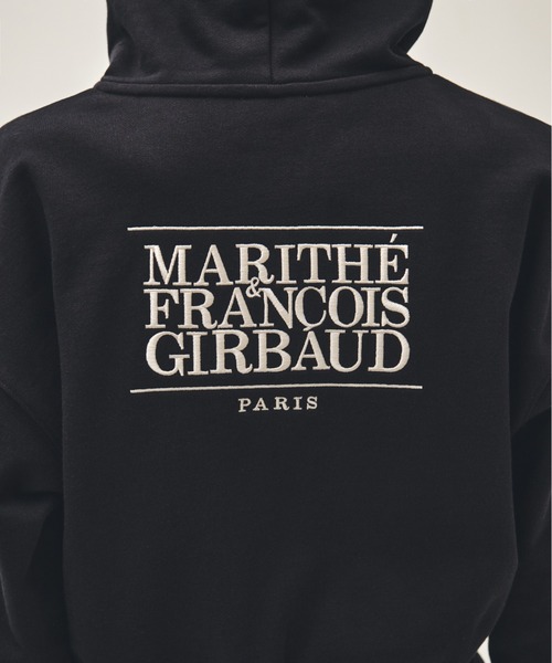 MARITHE + FRANCOIS GIRBAUD(マリテフランソワジルボー)の「W BACK CLASSIC LOGO CROP HOODIE ZIPUP(パーカー・レディース・ネイビー/ブルー/ヘザーグレー・MEDIUM/SMALL)」の20枚目の写真