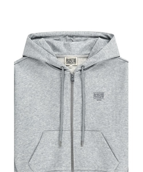MARITHE + FRANCOIS GIRBAUD(マリテフランソワジルボー)の「W BACK CLASSIC LOGO CROP HOODIE ZIPUP(パーカー・レディース・ネイビー/ブルー/ヘザーグレー・MEDIUM/SMALL)」の12枚目の写真