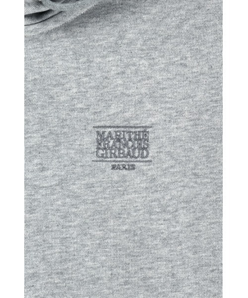 MARITHE + FRANCOIS GIRBAUD(マリテフランソワジルボー)の「W BACK CLASSIC LOGO CROP HOODIE ZIPUP(パーカー・レディース・ネイビー/ブルー/ヘザーグレー・MEDIUM/SMALL)」の15枚目の写真