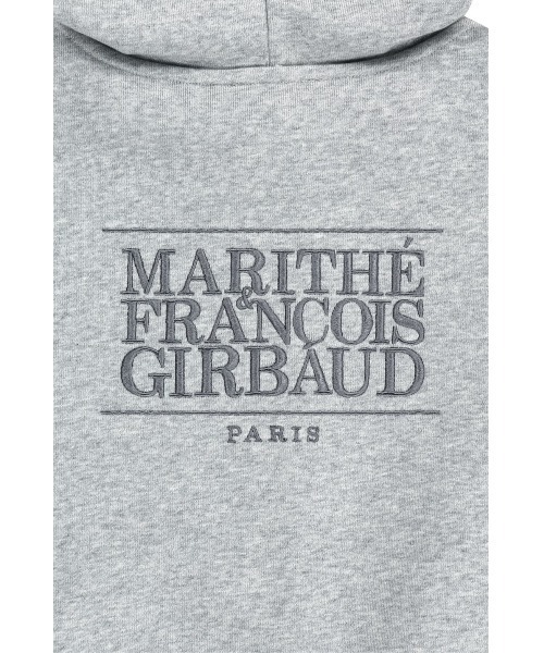 MARITHE + FRANCOIS GIRBAUD(マリテフランソワジルボー)の「W BACK CLASSIC LOGO CROP HOODIE ZIPUP(パーカー・レディース・ネイビー/ブルー/ヘザーグレー・MEDIUM/SMALL)」の16枚目の写真