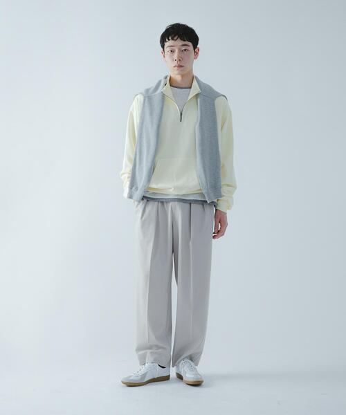 SENSE OF PLACE by URBAN RESEARCH(センスオブプレイスバイアーバンリサーチ)の「『洗濯可/撥水/防花粉』SKINProofハーフジップスウェット(スウェット・メンズ・ブラウン/イエロー/ブラック/ブルー・MEDIUM/LARGE)」の21枚目の写真