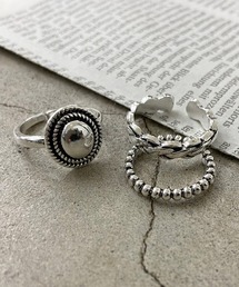 rire（リル）の「デザインアソート3連リングセット（リング）」