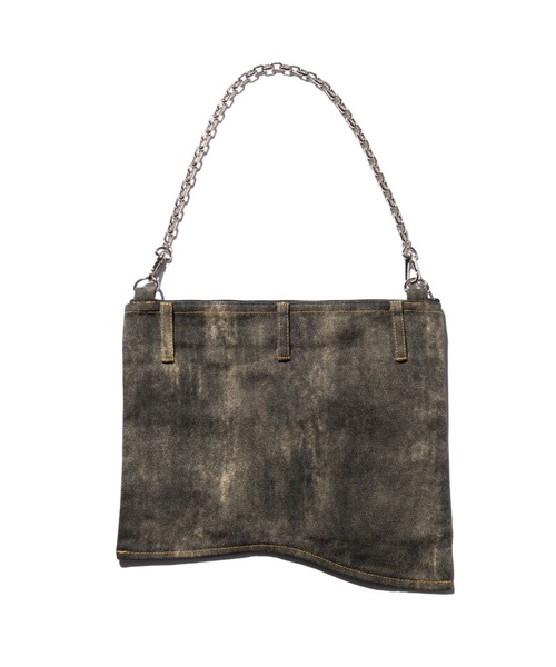 glamb(グラム)の「Aged Denim Bag / エイジドデニムバッグ(トートバッグ・メンズ・ブラック/インディゴブルー・FREE)」の4枚目の写真