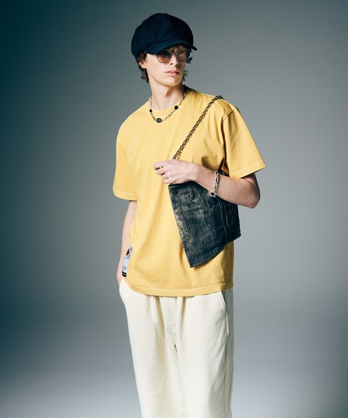 glamb(グラム)の「Aged Denim Bag / エイジドデニムバッグ(トートバッグ・メンズ・ブラック/インディゴブルー・FREE)」の12枚目の写真
