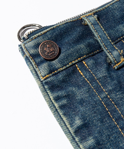 glamb(グラム)の「Aged Denim Bag / エイジドデニムバッグ(トートバッグ・メンズ・ブラック/インディゴブルー・FREE)」の15枚目の写真