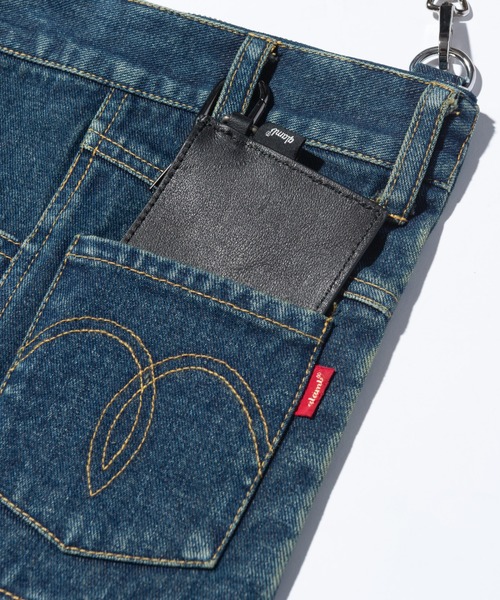 glamb(グラム)の「Aged Denim Bag / エイジドデニムバッグ(トートバッグ・メンズ・ブラック/インディゴブルー・FREE)」の18枚目の写真