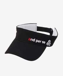 and per se（アンパスィ）の「ポリエステルツイルサンバイザー（レディース）（サンバイザー）」