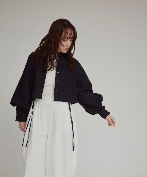 W:Huku(フーク)の「【W:Huku / スムースタッチコットン】シャーリング ブラウス / Smooth Touch Cotton Shirring Blouse(シャツ/ブラウス・レディース・スカイブルー/ブラック/オフホワイト/ベージュ系その他・FREE)」の20枚目の写真