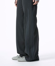 Nora Lily elle（ノラリリーエル）の「【Nora Lily】「elle」Pin Stripe Straight Patch Line Pants（スラックス）」