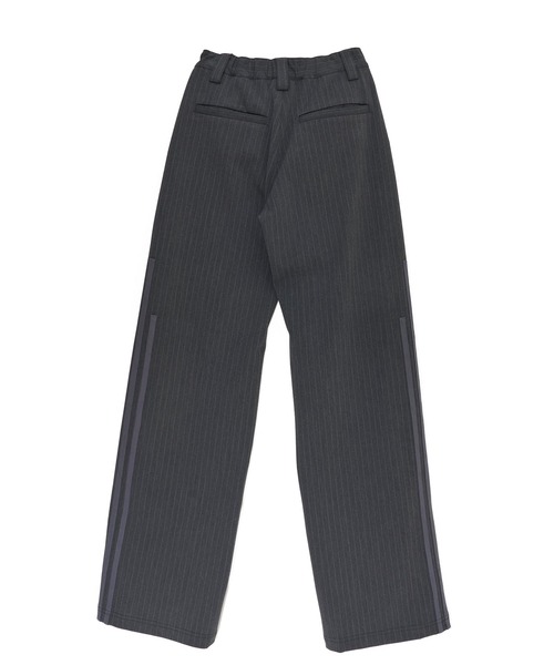Nora Lily elle(ノラリリーエル)の「【Nora Lily】「elle」Pin Stripe Straight Patch Line Pants(スラックス・レディース・ダークグレー/グレー・FREE)」の19枚目の写真