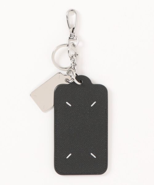 Maison Margiela（メゾンマルジェラ）の「Maison Margiela DOUBLE TAG KEYRING AND CARD HO（キーホルダー・メンズ・ブラック・FREE）」の3枚目の写真