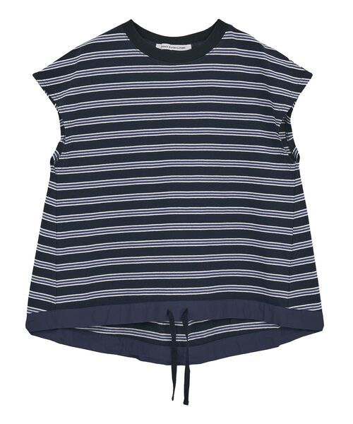 GARAGE OF GOOD CLOTHING(ガレージオブグッドクロージング)の「マルチボーダードロストプルオーバー(Tシャツ/カットソー・レディース・グレー系その他/チャコールグレー/ネイビー/テラコッタ・FREE)」の4枚目の写真