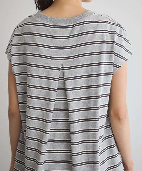 GARAGE OF GOOD CLOTHING(ガレージオブグッドクロージング)の「マルチボーダードロストプルオーバー(Tシャツ/カットソー・レディース・グレー系その他/チャコールグレー/ネイビー/テラコッタ・FREE)」の13枚目の写真