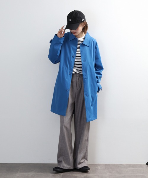 EVOLUTION(エボリューション)の「EVOLUTION ステンカラーコート(ステンカラーコート・メンズ・ライトグレー/カーキ/ライトベージュ/ブルー/グレー/ネイビー・L/M/2L/3L)」の12枚目の写真