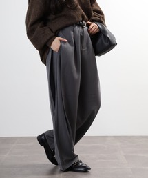 comoely closet サイドBOXタックパンツ