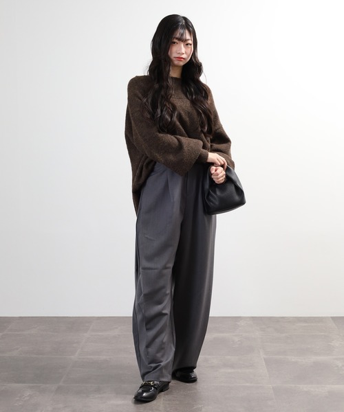 FUNALIVE(ファンアライブ)の「comoely closet サイドBOXタックパンツ(その他パンツ・レディース・ブラック/ベージュ/グレー・LL/L/M)」の18枚目の写真