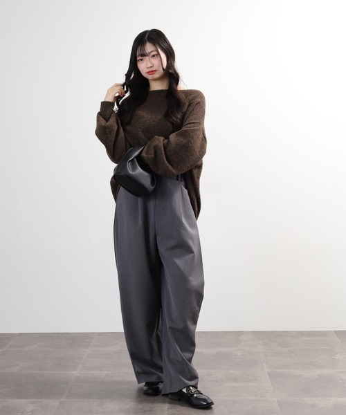 FUNALIVE(ファンアライブ)の「comoely closet サイドBOXタックパンツ(その他パンツ・レディース・ブラック/ベージュ/グレー・LL/L/M)」の19枚目の写真