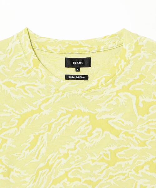 BEAMS(ビームス)の「カモフラージュ ジャカード Tシャツ 【リラックスフィット】(Tシャツ/カットソー・メンズ・ブラウン/グリーン系その他2・S/M)」の4枚目の写真