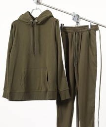 Relation（リレーション）の「ポンチラインパーカー＆パンツセットアップ（ルームウェア/パジャマ）」