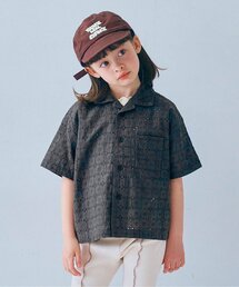 p.premier | アイレットレース半袖シャツ(シャツ/ブラウス)