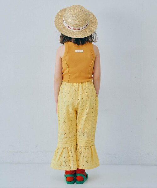 p.premier（ピードットプルミエ）の「アイレットレース半袖シャツ（シャツ/ブラウス・キッズ・チャコール/イエロー/アイボリー・80/90/100/110/120/130/140）」の21枚目の写真