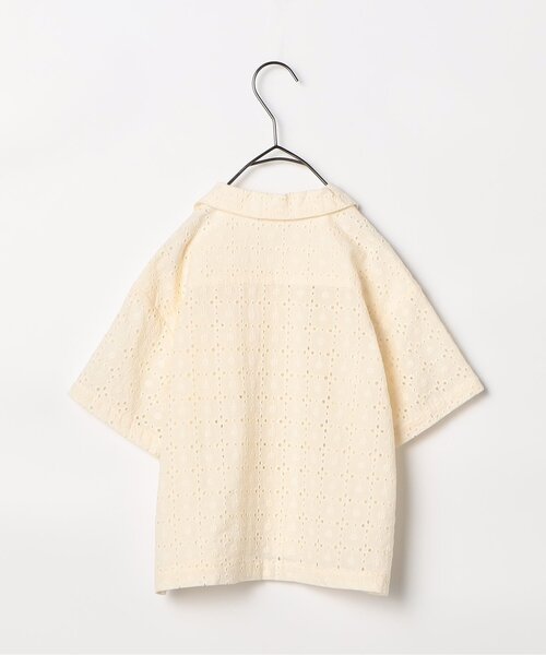 p.premier（ピードットプルミエ）の「アイレットレース半袖シャツ（シャツ/ブラウス・キッズ・チャコール/イエロー/アイボリー・80/90/100/110/120/130/140）」の11枚目の写真