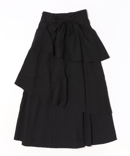 abc une face(アーベーセーアンフェイス)の「スリットフレアスカート(スカート・レディース・ブラック/ホワイト/グレー・FREE)」の18枚目の写真