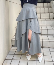 abc une face（アーベーセーアンフェイス）の「スリットフレアスカート（スカート）」