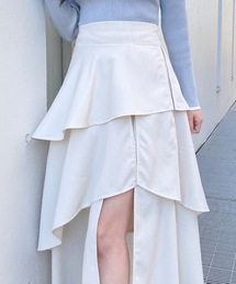 abc une face（アーベーセーアンフェイス）の「スリットフレアスカート（スカート）」