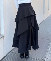 abc une face | スリットフレアスカート(スカート)