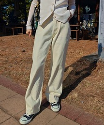 esutoreja（エストレジャ）の「カラーワイドデニム（デニムパンツ）」