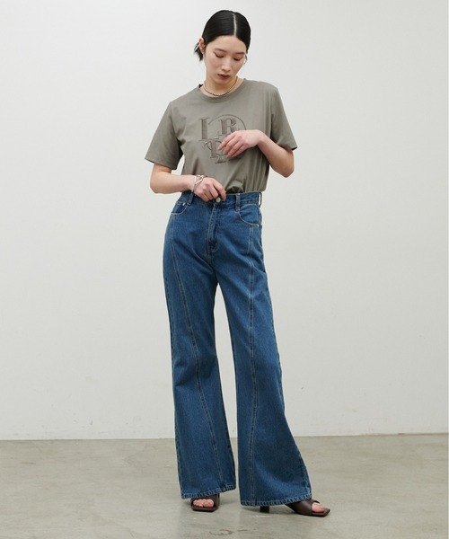 LARUTA(ラルータ)の「【LARUTA】NEW厚盛りロゴ刺繍T(Tシャツ/カットソー・レディース・ライトベージュ/オフホワイト/カーキ/スミクロ・FREE)」の18枚目の写真