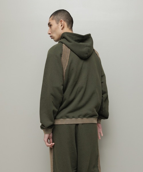 BAL（バル）の「BAL / BIKE ATHLETIC POLY COTTON ZIP HOODIE（パーカー・メンズ・ブラック/オリーブ/ベージュ・3/2/1）」の16枚目の写真