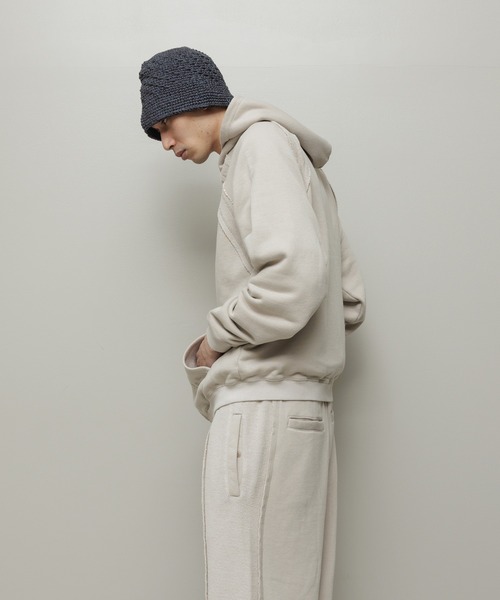 BAL（バル）の「BAL / BIKE ATHLETIC POLY COTTON ZIP HOODIE（パーカー・メンズ・ブラック/オリーブ/ベージュ・3/2/1）」の20枚目の写真